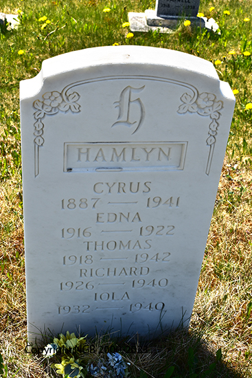 Cyrus, EDna, Thomas, Richard & Iola Hamlym