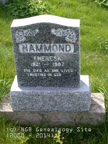 Theresa HAMMOND
