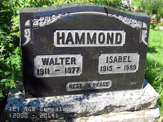 Walter and Isabel Hammond