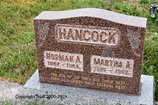 Norman, Martha & Dean Beatrice Hancock