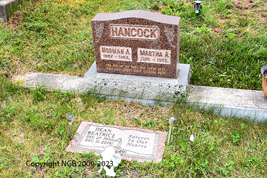 Norman, Martha & Dean Beatrice Hancock