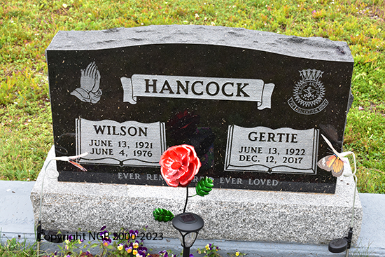 Wilson & Gertie Hancock