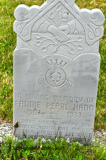 Fannie Pearl Hann