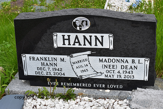Franklin M. & Madonna B. L. Hann