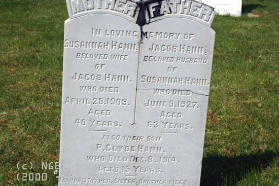 Susannah and Jacob Hann