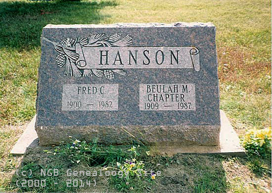 Fred C. & Beulah M. Chapter