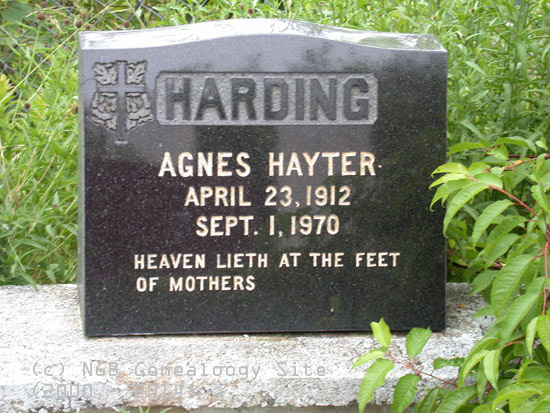Agnes Hayter Harding