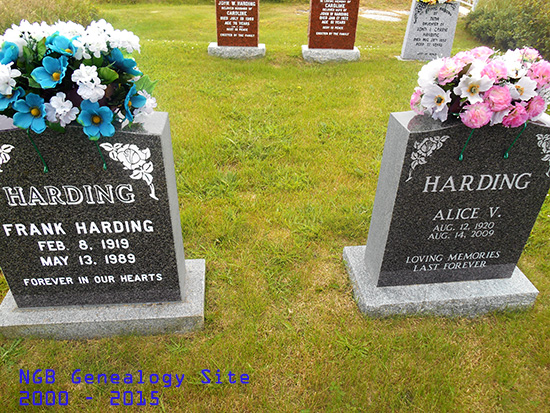 Frank & Alice V. Harding