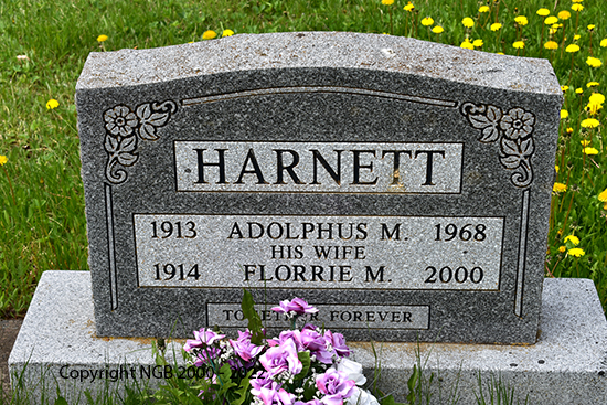Adolphus M. & Florrie M. Harnett