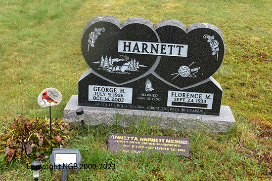 
		  george, Annetta & Warren Harnett Harnett