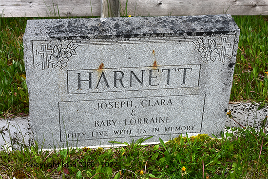 Joseph, Clara & Baby Lorraine Harnett 