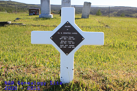 Japheth, Beulah Cavell & Baby Harris