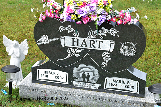 Heber J. & Marie B. Hart