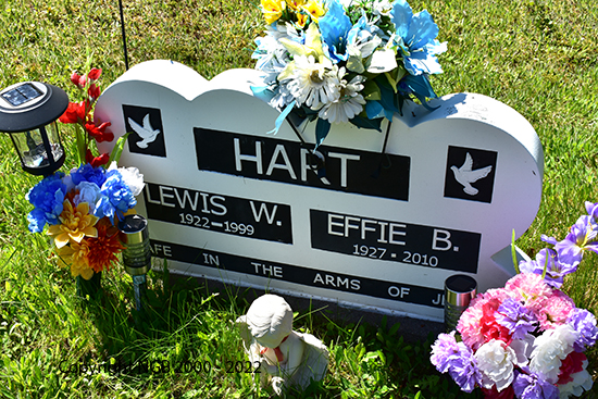 Lewis W. & Effie B. Hart