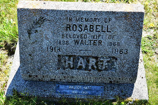 Walter & Rosabell Hart
