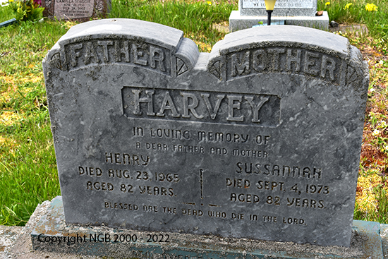 Henry & Susanna Harvy