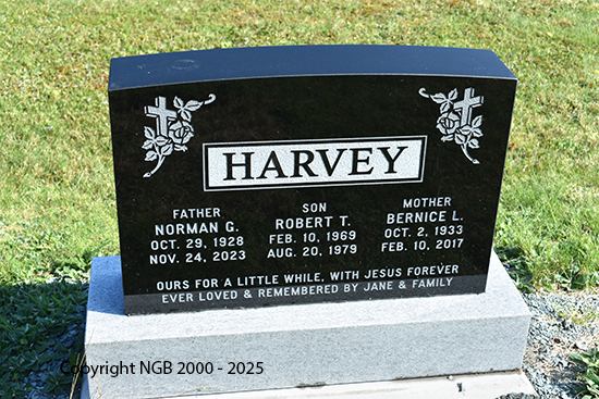 Norman G., Robert T. & Bernice L. Harvey