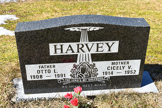 Otto & Cicely V. Harvey