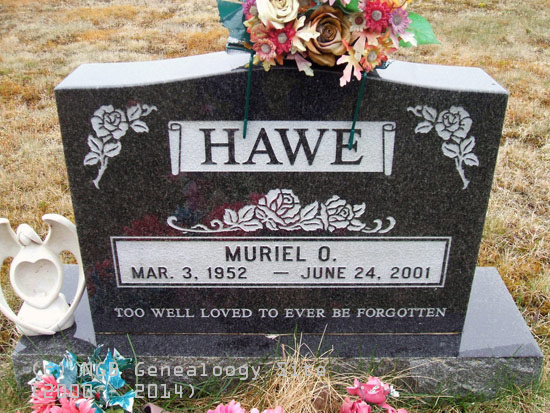 Muriel O. Hawe