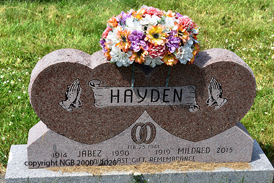 Jabez & Mildred Hayden
