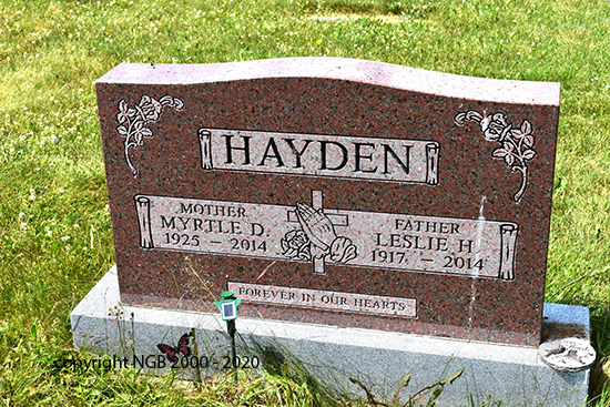 Leslie H. & Myrtle D. Haydeb