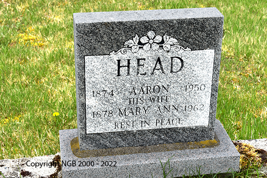 Aaron & Mary Ann Head