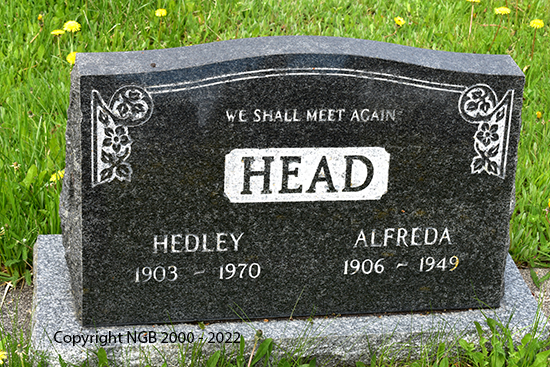 Hedley & Alfreda Head