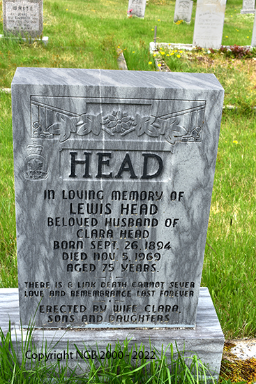 Clara Jane, Lewis & Willis  Head