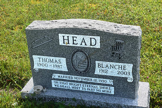Thomas & Blanche Head