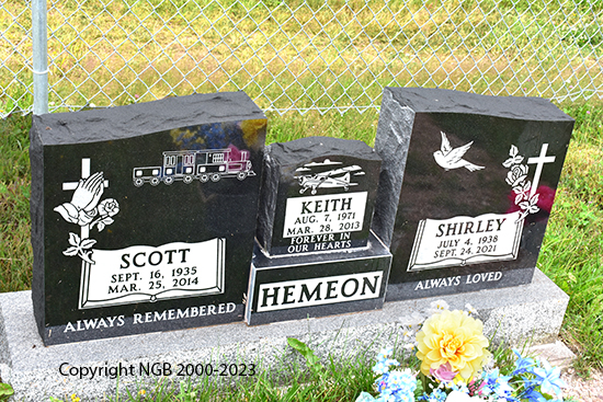Scott, Shirley & Keith Hemeon