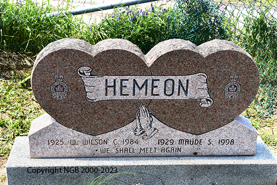 W. Wilson C. & Maude S. Hemeon 