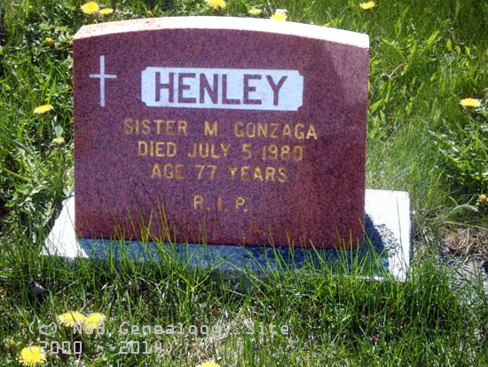 Sr. M. Gonzaga Henley