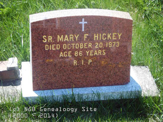 Sr. Mary F. Hickey