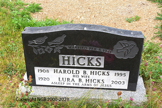 Harold B. & Lura B. Hicks