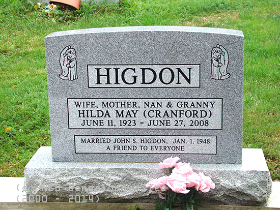 Hilda May (Cranford) Higdon