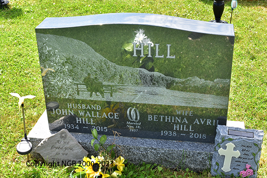 John Wallace & Bethina Avril Hill
