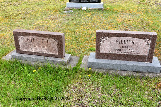Edwin John & Irene Hillier