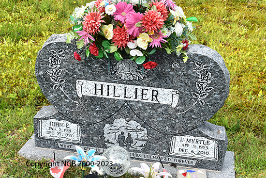 John E, & I. Myrtle Hillier