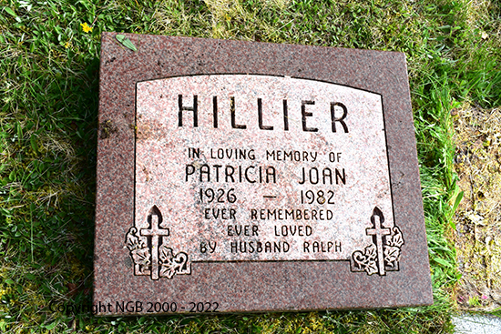 Patricia Joan Hillier