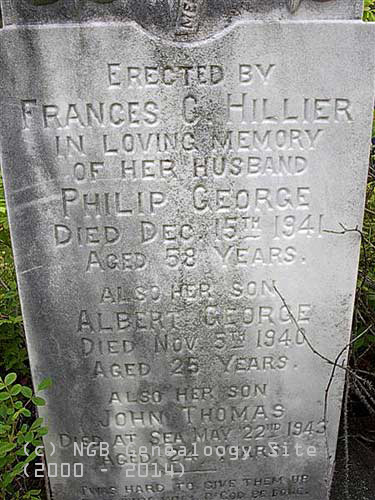 Philip George, Albert George & John Thomas Hillier