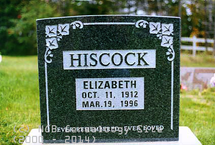  Elizabeth HISCOCK