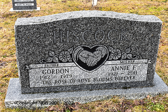 Gordon & Annie E. Hiscock