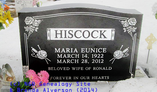 Maria Eunice Hiscock