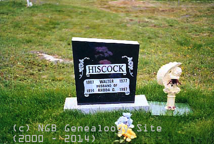 Walter & Rhoda G. HISCOCK