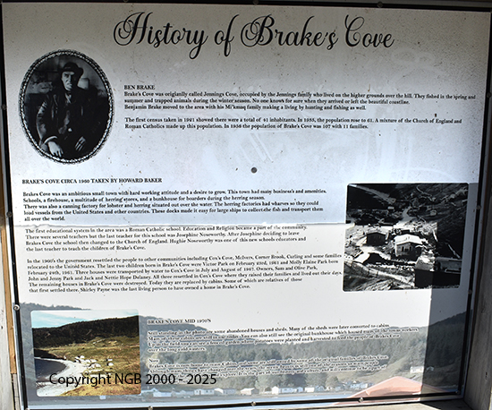 History of Braks's Cove