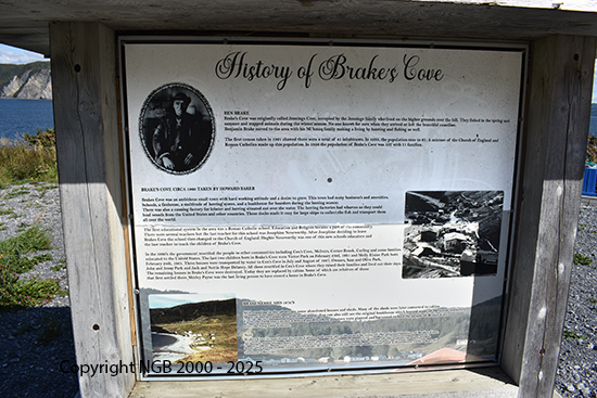 History of Braks's Cove