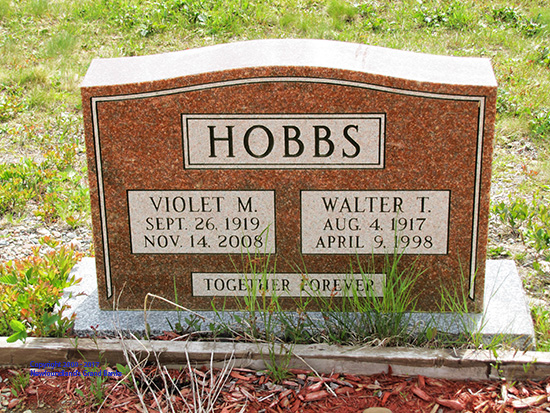 Violet M. & Walter T. Hobbs
