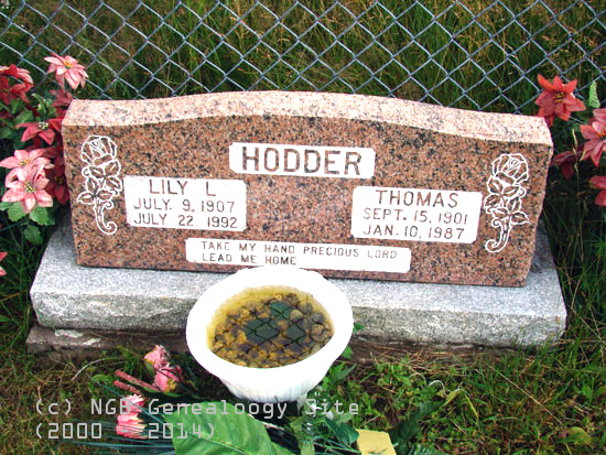 Lily and Thomas Hodder
