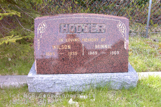Wilson & Minnie Hodder