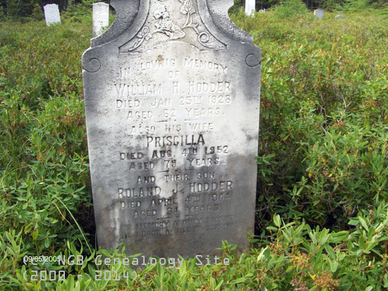 William, Prescilla and Roland Hodder